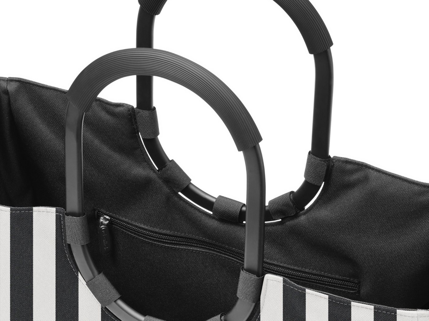 REISENTHEL® Tragetasche loopshopper L summerstripes black – Bild 3 von 5