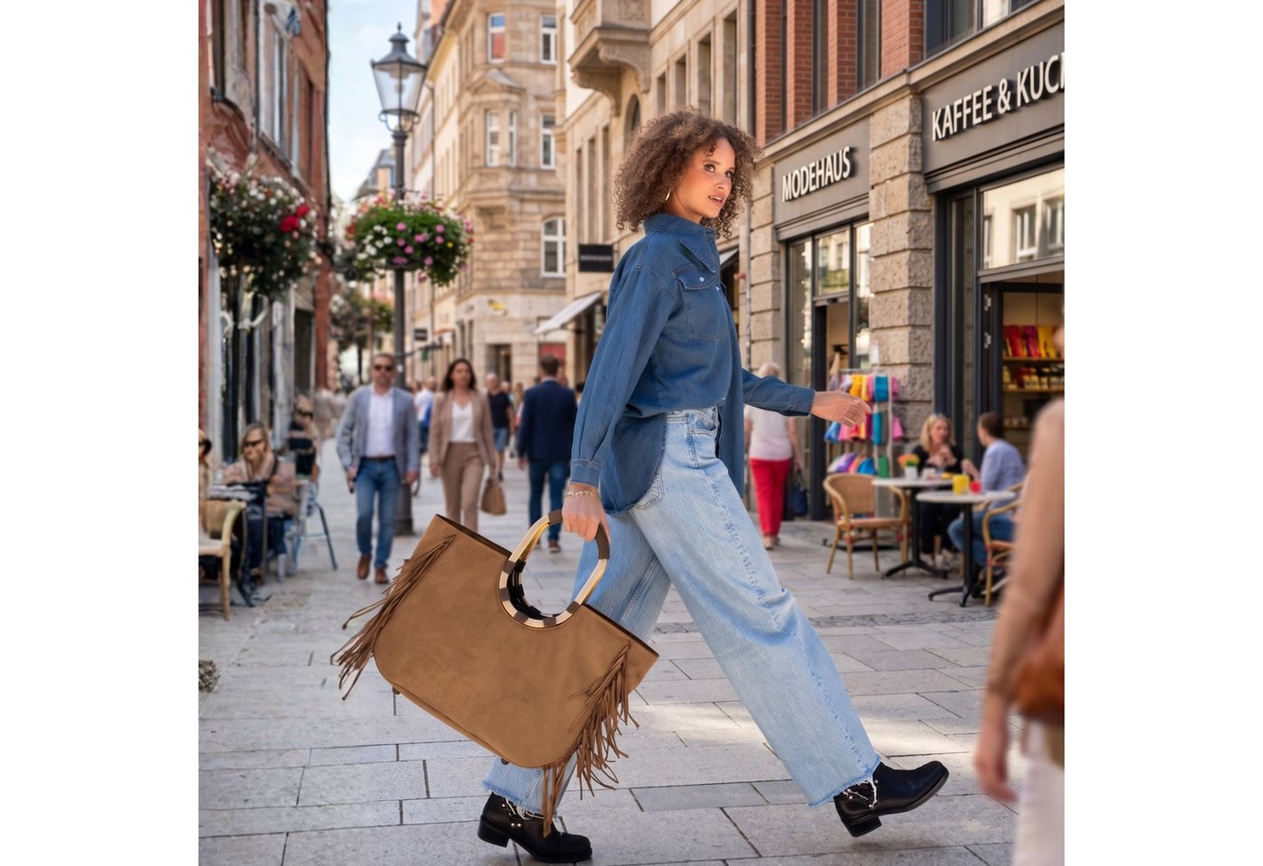 REISENTHEL® Tragetasche loopshopper L western – Bild 2 von 5