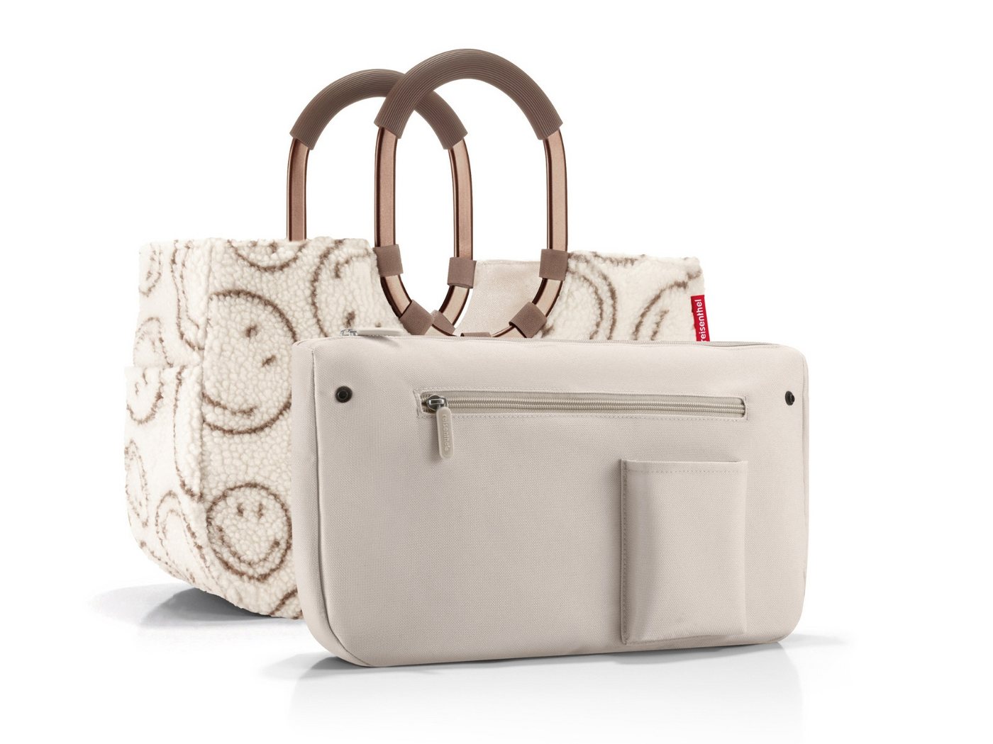 REISENTHEL® Tragetasche loopshopper M smiley® teddy chocolate – Bild 5 von 5