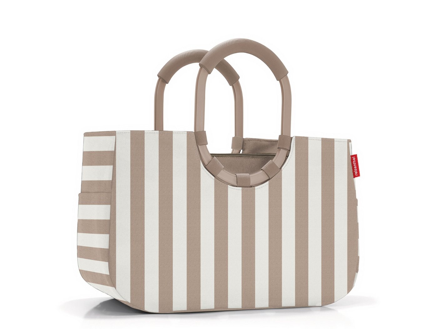 REISENTHEL® Tragetasche loopshopper M summerstripes coffee – Bild 2 von 5