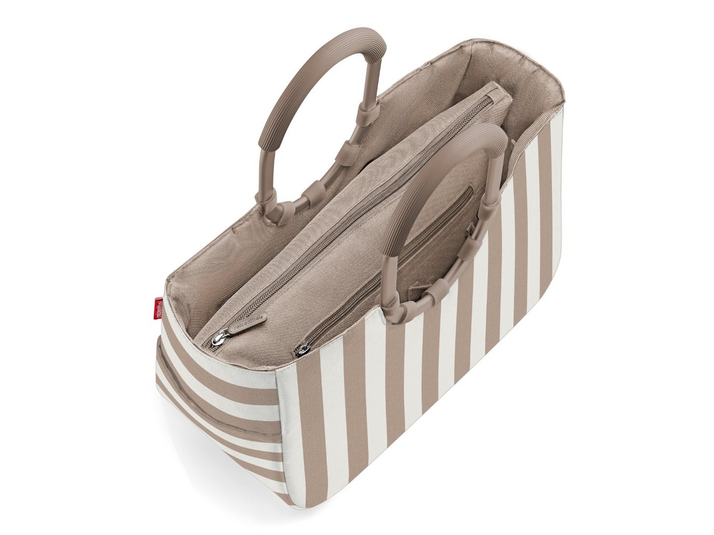 REISENTHEL® Tragetasche loopshopper M summerstripes coffee – Bild 4 von 5