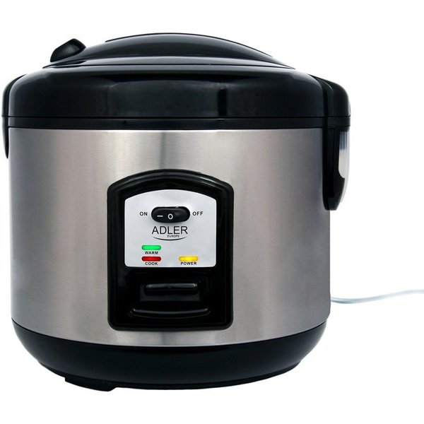 Adler Reiskocher Adler AD 6406 Reiskocher (Dampfgarer) 1,5 L Edelstahl / schwarz