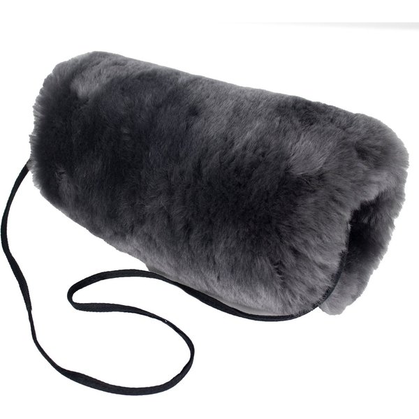 Reissner Lammfelle Handmuffe Lammfell Hand Muff NW mit Umhängeband, Weiches Merino Lammfell