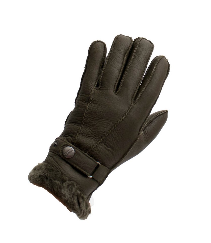 Reissner Lammfelle Lederhandschuhe Finger Handschuhe Nappaleder gefüttert echtes Lammfell (2-St) – Bild 3 von 5
