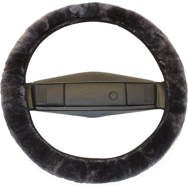 Reissner Lammfelle Lenkradbezug LERA-15 Lenkradschoner -hülle echtes Merino Lammfell Florhöhe 15mm, Ø 36 - 40 cm, (1-tlg)