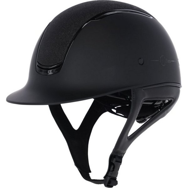 Kerbl Reithelm Kerbl Covalliero Reithelm Eclipse (52cm-56cm) schwarz matt mit Glitze (1-tlg)