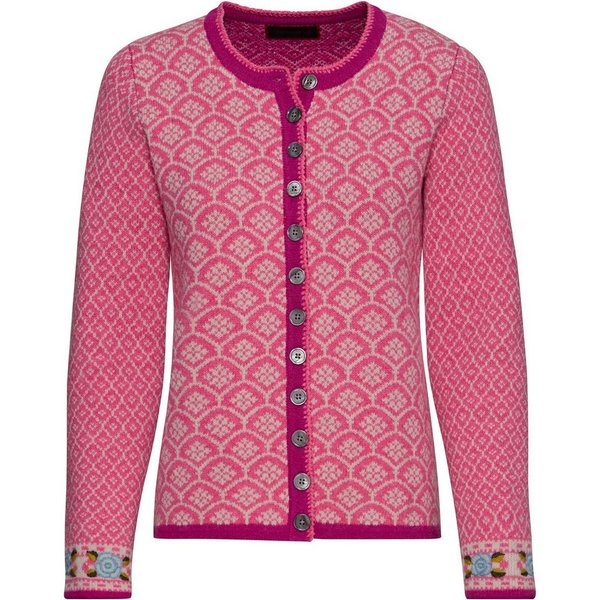 Reitmayer Strickjacke Jacquard-Strickjacke