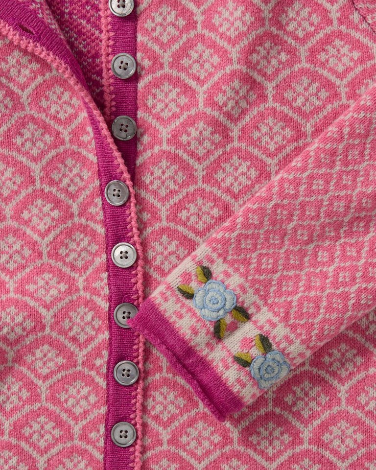 Reitmayer Strickjacke Jacquard-Strickjacke – Bild 3 von 3