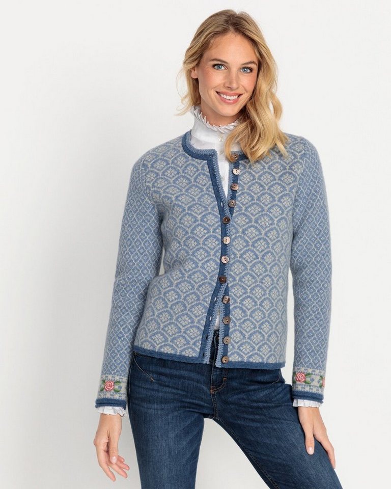 Reitmayer Strickjacke Jacquard-Strickjacke – Bild 5 von 5