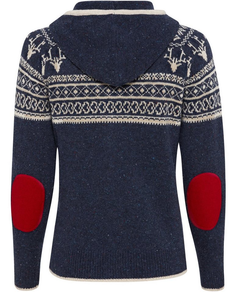 Reitmayer Strickjacke Jacquard-Zipp-Strickjacke – Bild 2 von 3
