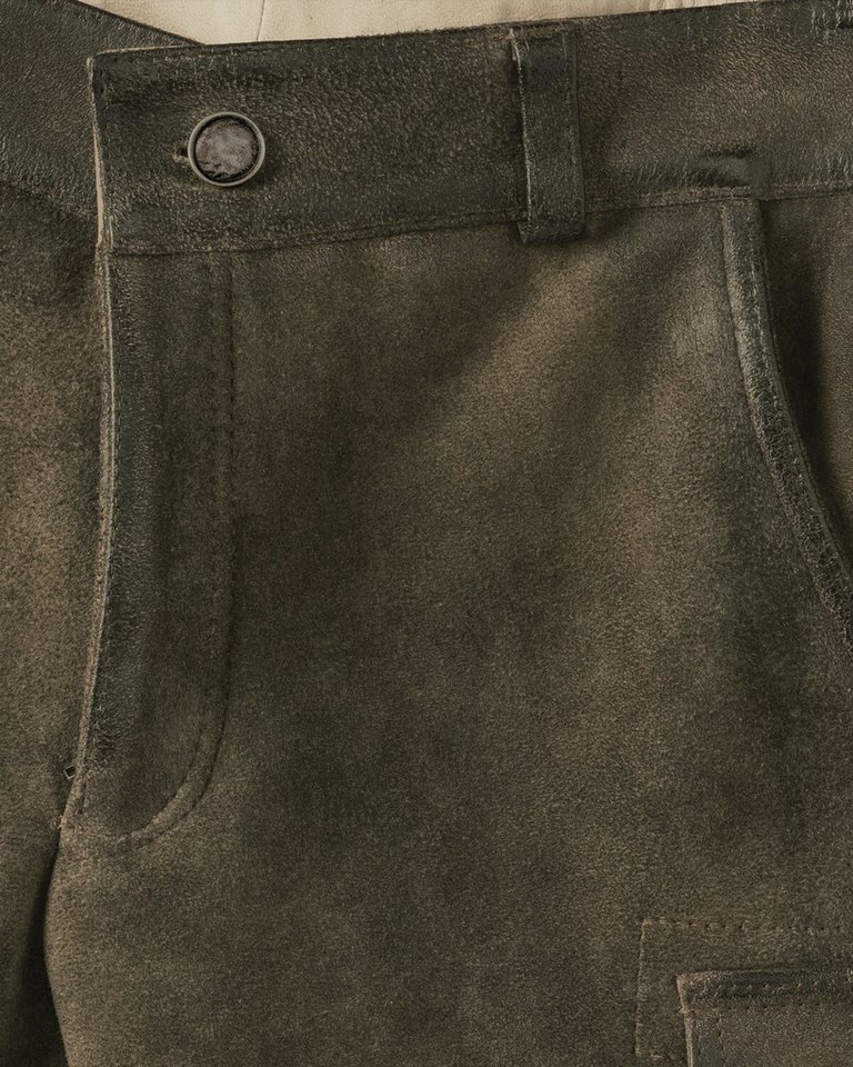 Reitmayer Trachtenhose Kurze Cargo-Lederhose – Bild 3 von 5