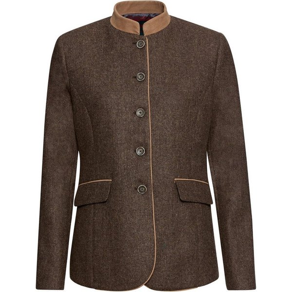 Reitmayer Trachtenjacke Tweed-Stehkragenjacke
