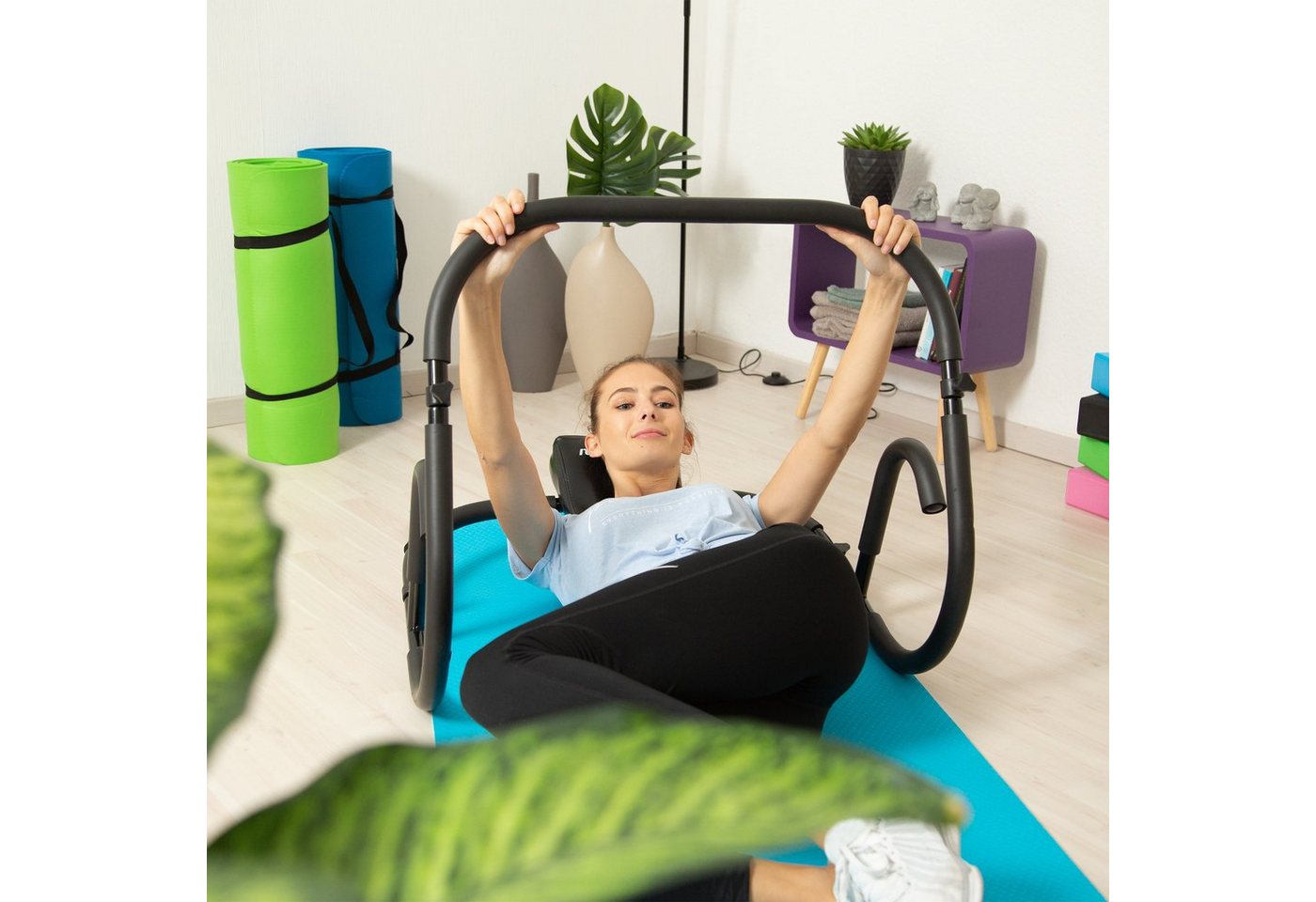 relaxdays AB-Roller Bauchtrainer AB Roller (5-St) – Bild 3 von 5