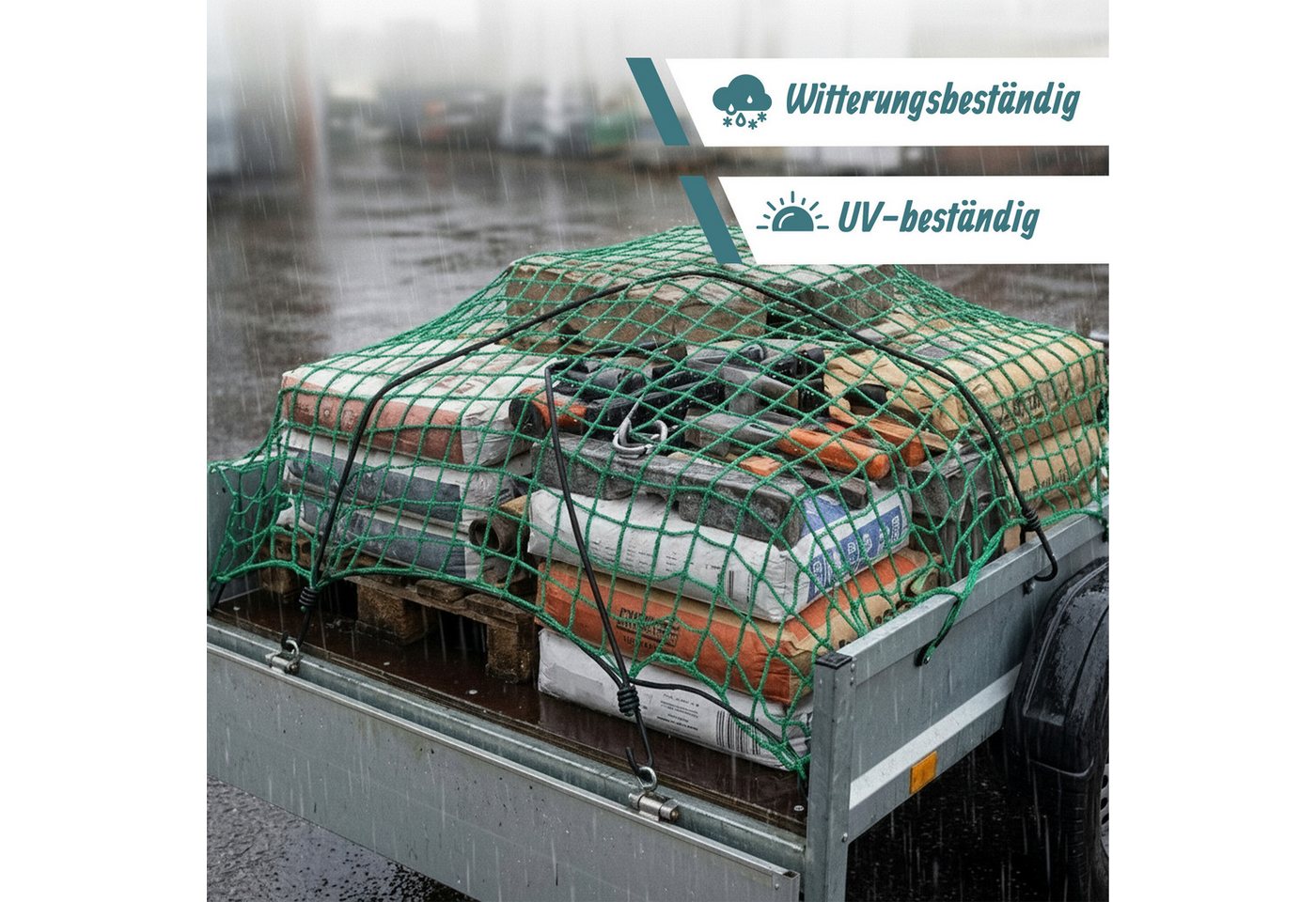 relaxdays Anhängernetz 2 x 3 m, BxL: 4.8x3.2 m, (1-St) – Bild 5 von 5