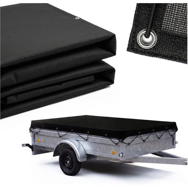 relaxdays Anhängernetz feinmaschig, BxL: 1x2 m, (2-St), 1 x 2 m