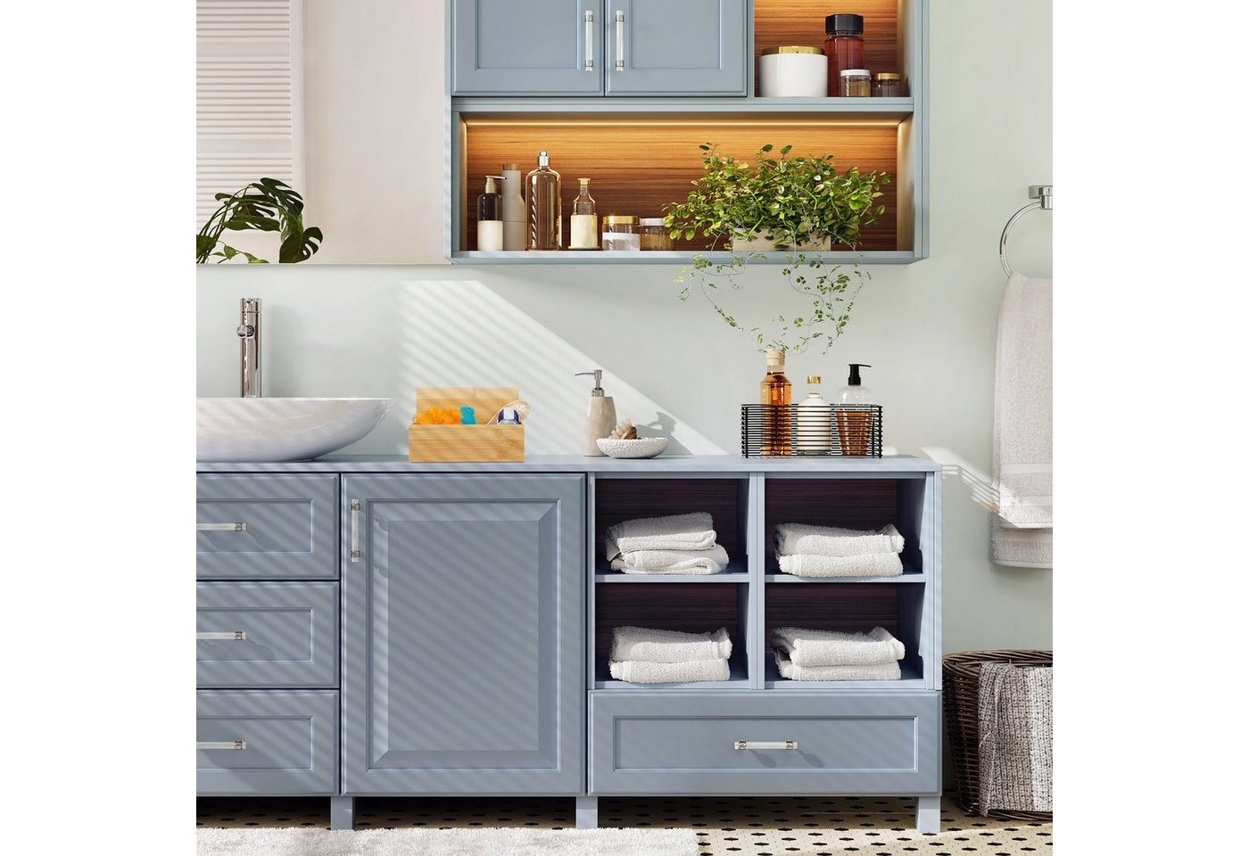 relaxdays Aufbewahrungsbox mit Deckel (1 St) – Bild 2 von 5