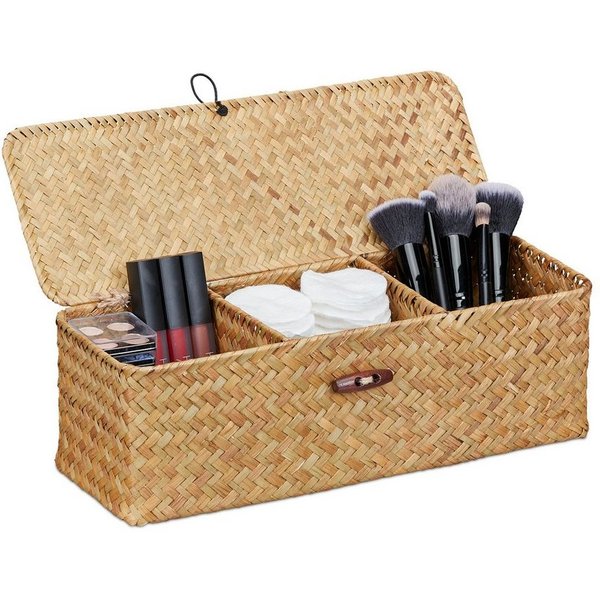 relaxdays Aufbewahrungsbox mit Deckel (1 St)