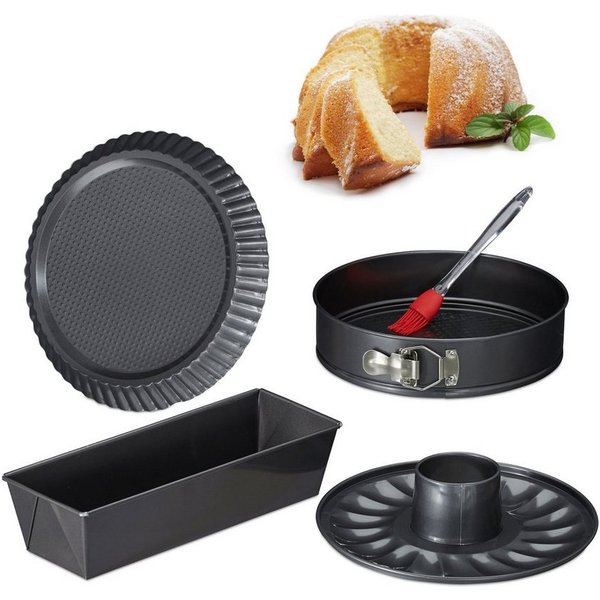 relaxdays Backform Set 5-teilig, (5-tlg)