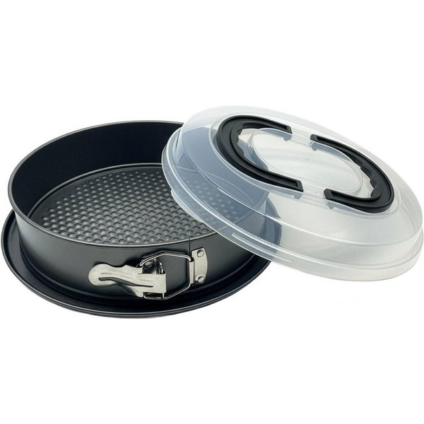 relaxdays Backform Springform mit Deckel, (2-tlg)