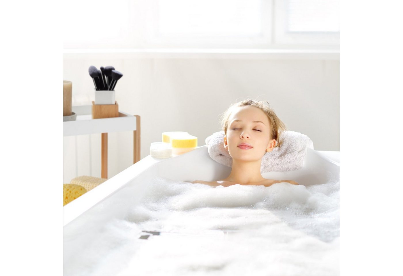 relaxdays Badregal mit 3 Ablagen, 1-tlg. – Bild 5 von 5