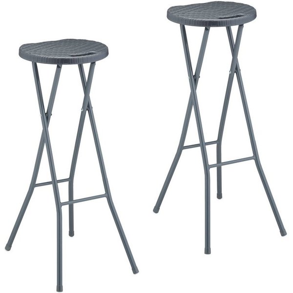 relaxdays Barhocker 2er Set (2 St)