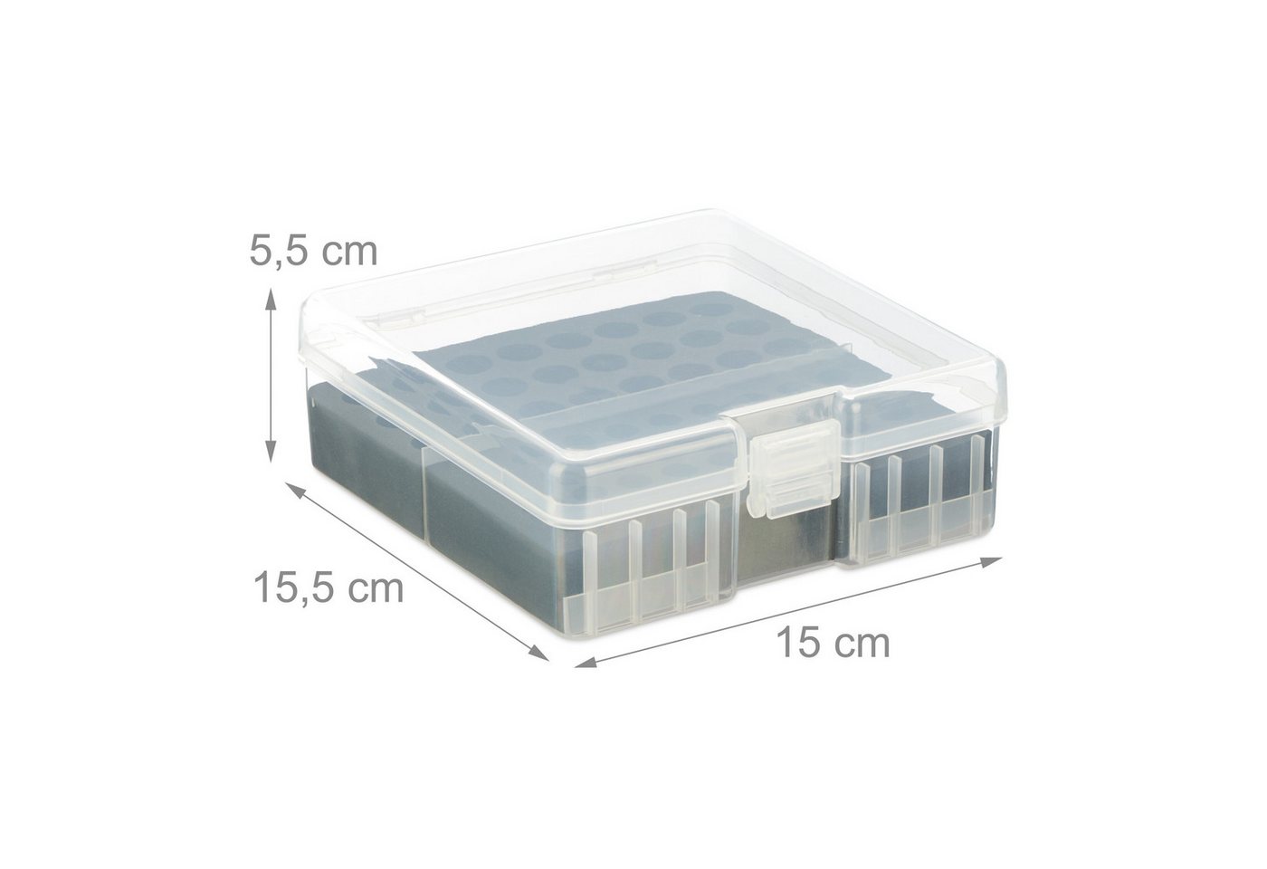 relaxdays Batteriebox 2er Set (2 St., 2er Set) – Bild 4 von 5