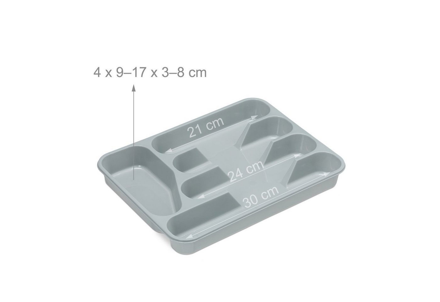 relaxdays Besteckkasten 2er Set (2 St) – Bild 5 von 5