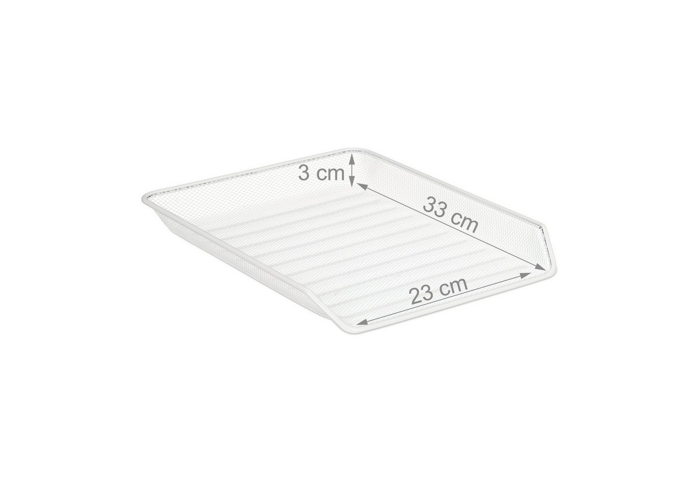 relaxdays Briefablage Dokumentenablage Metall (1-St) – Bild 5 von 5