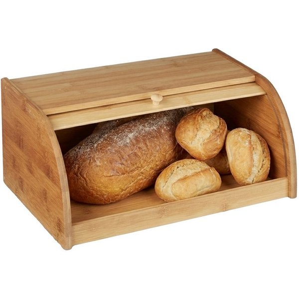relaxdays Brotkasten Bambus, Bambus, (1-tlg)