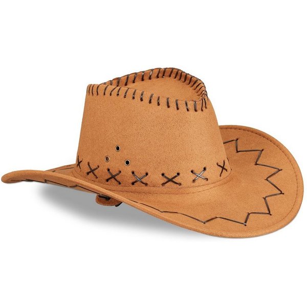 relaxdays Cowboyhut Fasching (1-St) braun