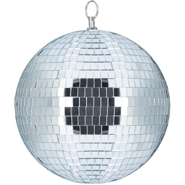 relaxdays Discolicht Discokugel 20 cm, Erzeugt funkelnde Lichtspiele, Kein Leuchtmittel enthalten