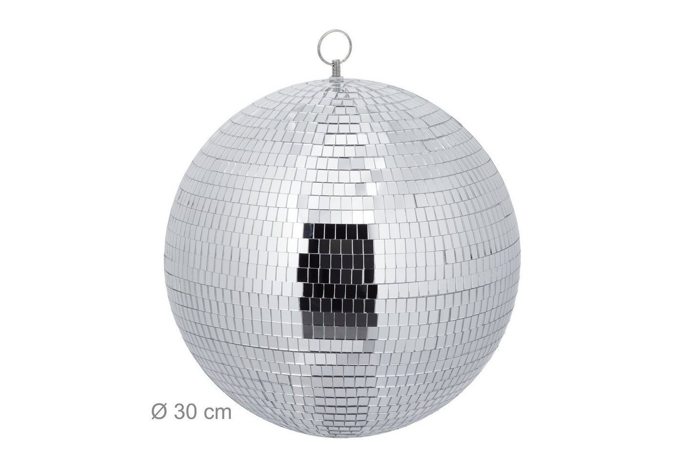 relaxdays Discolicht Discokugel Ø 30 cm, Erzeugt stimmungsvolle Licht- und Reflexionseffekte, Ohne Leuchtmittel – Bild 4 von 5
