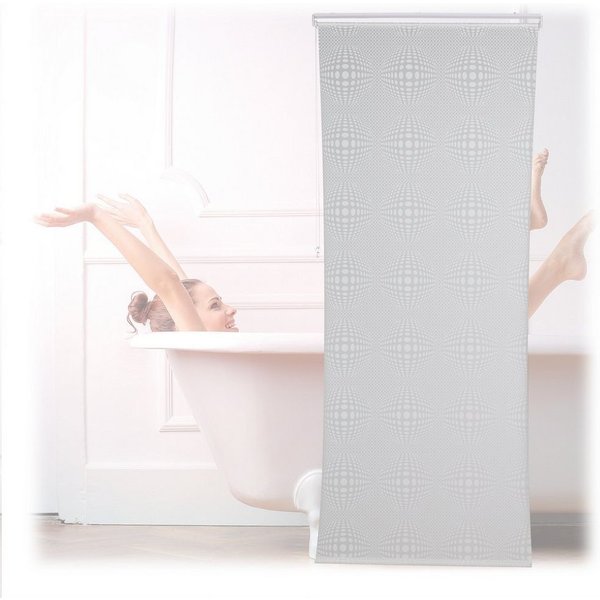 relaxdays Duschrollo Gemustertes Duschrollo Breite 100 cm (1-tlg), 100x240cm