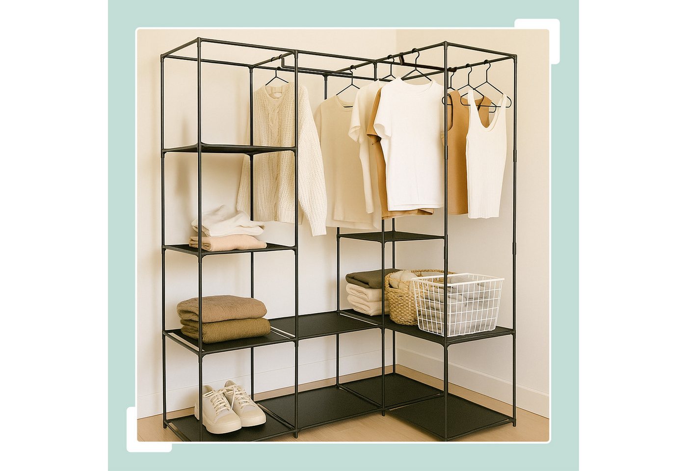 relaxdays Eckschrank Eckschrank (1-St) – Bild 2 von 5
