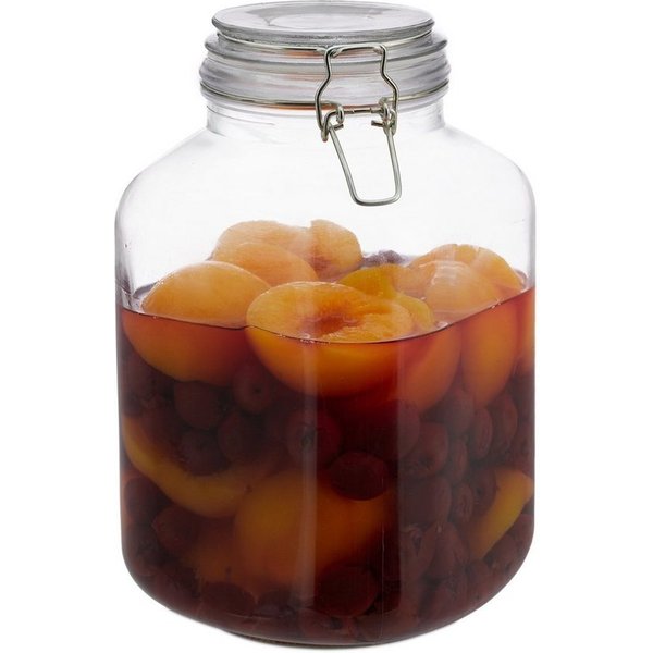 relaxdays Einmachglas 2 x 3 Liter Einmachglas, Glas, (1-tlg)