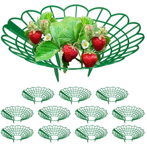 relaxdays Erdbeerreifer im Set, 12 St., 12er Set, 12er Pack