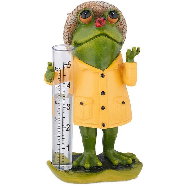 relaxdays Frosch Regenmesser (ohne Deko)