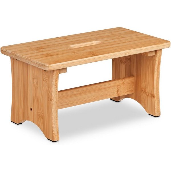relaxdays Fußhocker Hocker Bambus (1 St)