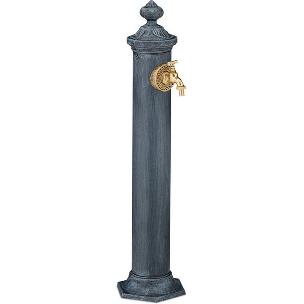 relaxdays Gartenbrunnen Standbrunnen Antik, 21.5 cm Breite, (1 tlg)