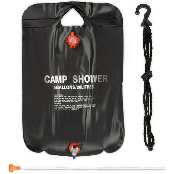 relaxdays Gartendusche Campingdusche 20 Liter (5 St)