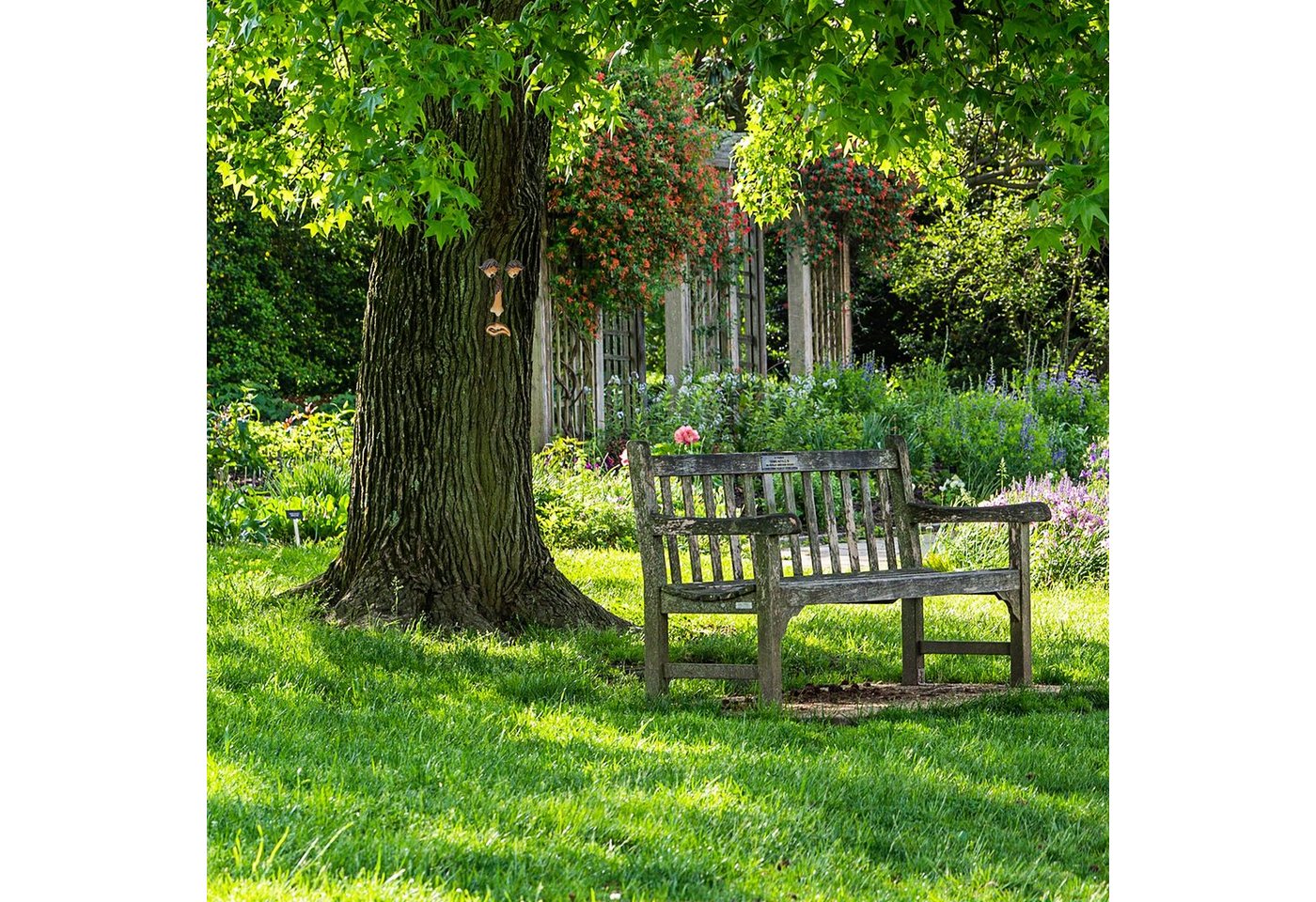 relaxdays Gartenfigur Baumgesicht 4-teilig, (4 St) – Bild 5 von 5