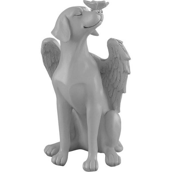relaxdays Gartenfigur Grabschmuck für Hunde Engel, (1 St)