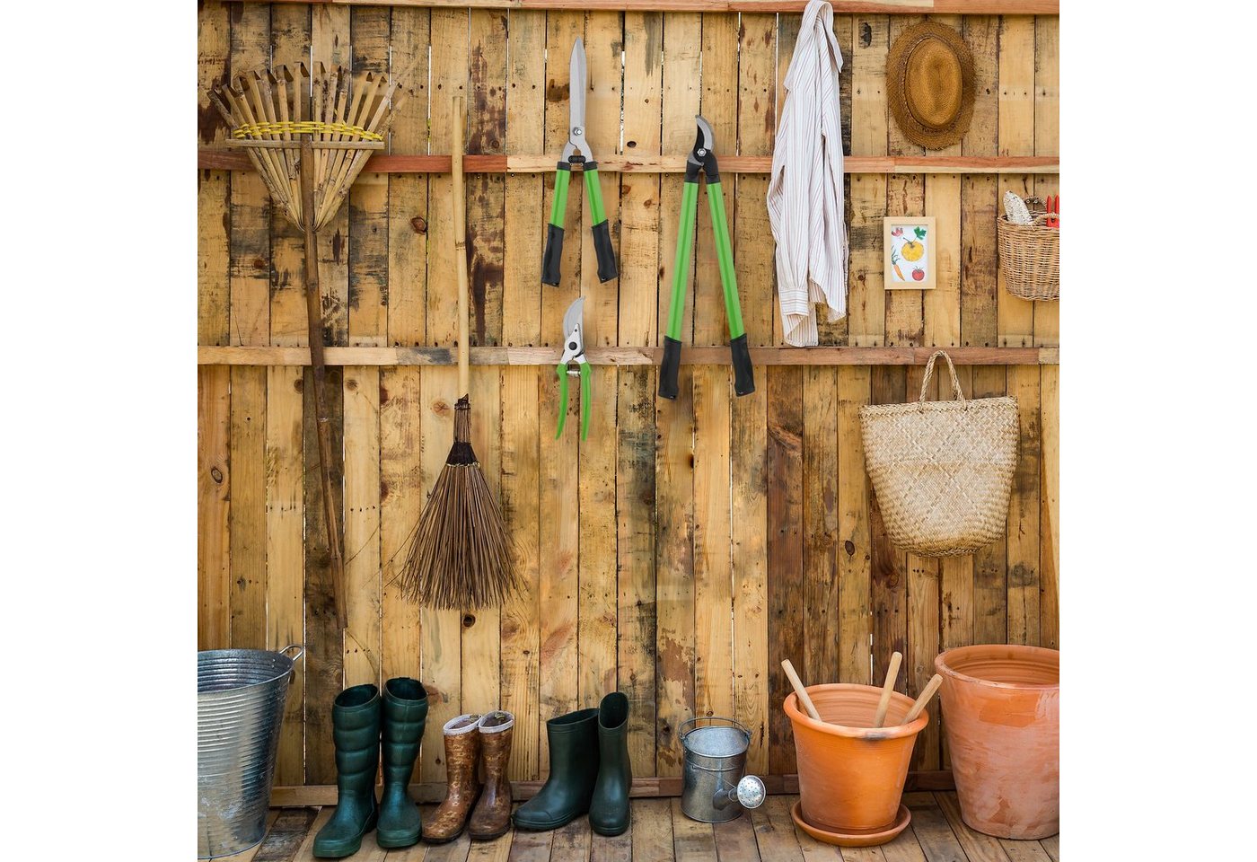 relaxdays Gartenschere 3-teiliges Gartenscheren-Set, (3-tlg) – Bild 2 von 5