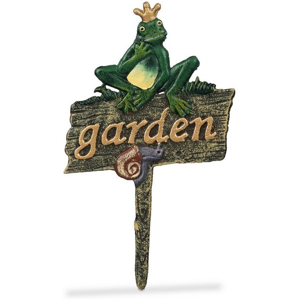 relaxdays Gartenstecker "garden" (1-St)