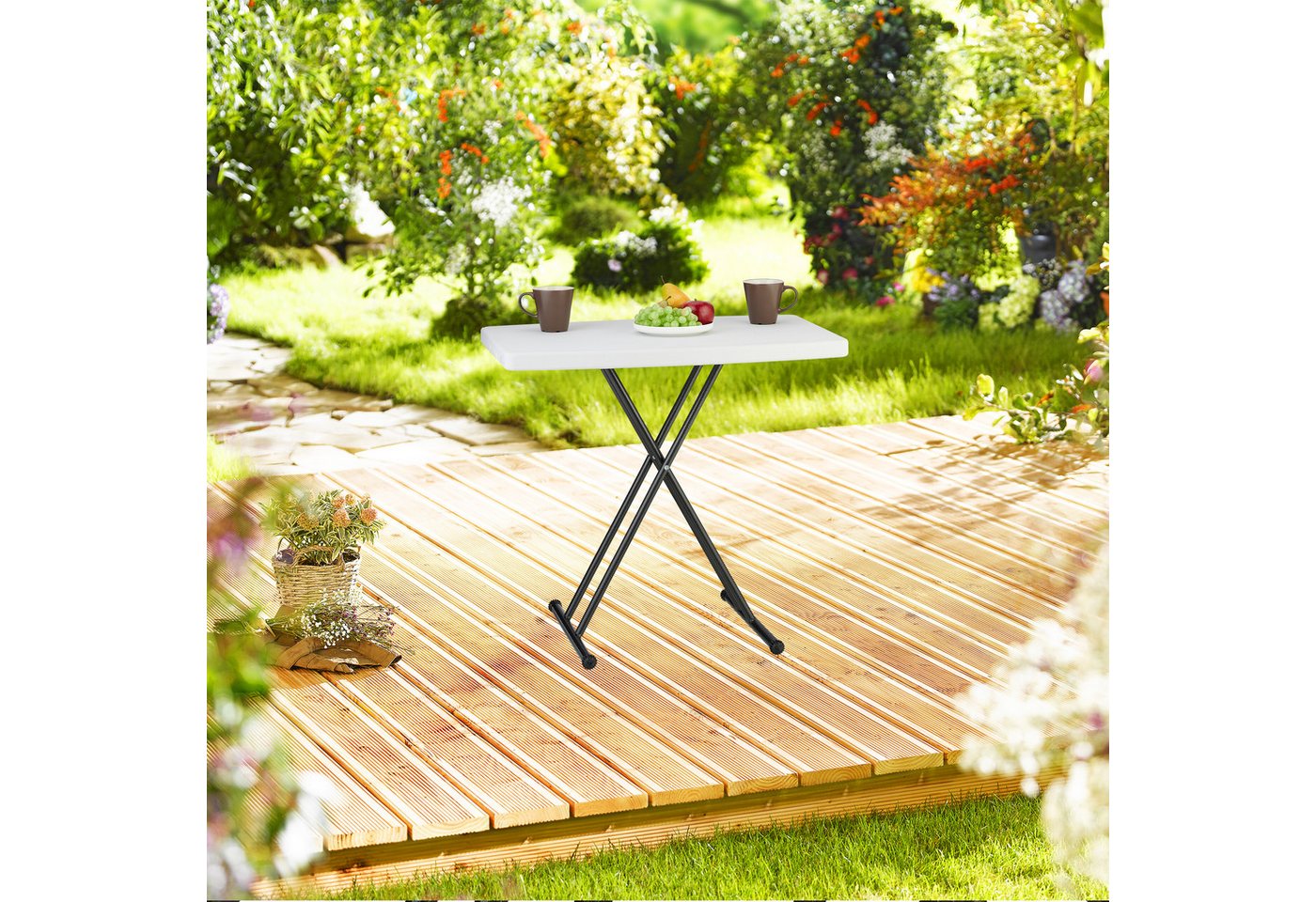 relaxdays Gartentisch Campingtisch klappbar (1-St) – Bild 2 von 5