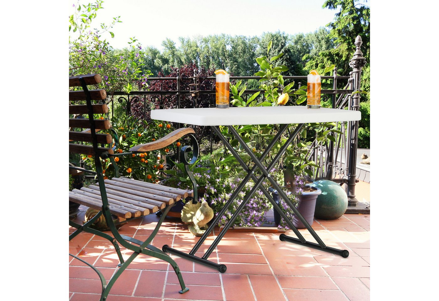relaxdays Gartentisch Campingtisch klappbar (1-St) – Bild 3 von 5