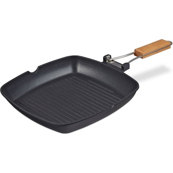 relaxdays Grillpfanne Induktion, Aluminiumlegierung (1-tlg)