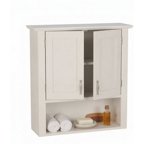 relaxdays Hängeschrank Weißer Hängeschrank (1-St)