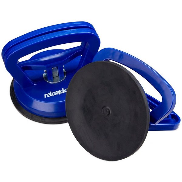 relaxdays Haltegriff Saugheber 2er Set, belastbar bis 45 kg