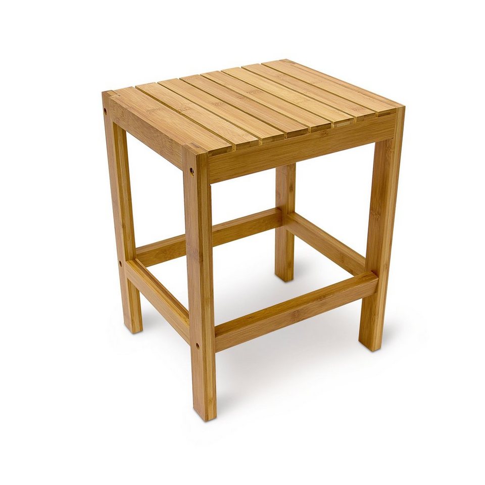 relaxdays Hocker Blumenhocker Bambus (1 St) – Bild 3 von 5